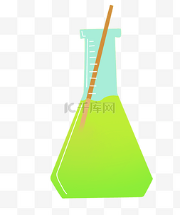 化学药品和搅拌棒