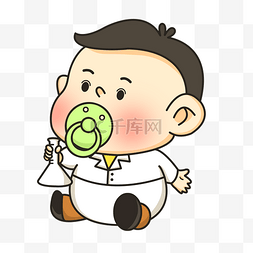 吃宝宝图片_六一儿童节小科学家婴儿宝宝下载