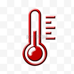 温度计的工具图标