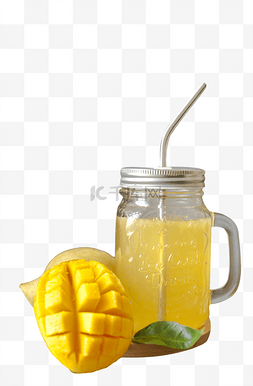 芒果汁冷饮图片_芒果汁冷饮