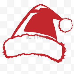 圣诞节圣诞剪纸帽子