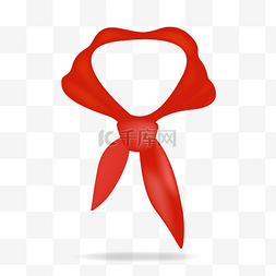 红色的红领巾图片_红色红领巾