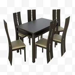 六人餐桌