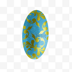 一个鲜艳的复活蛋