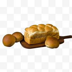 圆面包和方面包