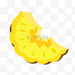 水果菠萝块图片_一块菠萝