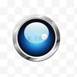 蓝色圆形按钮图片_蓝色圆形按钮