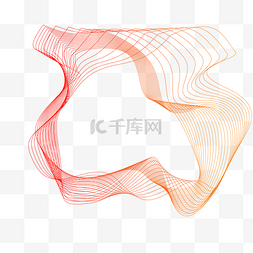 网状线条空间温暖