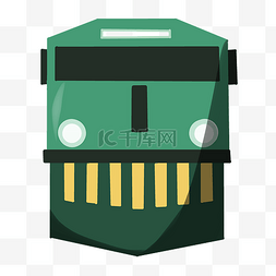 绿皮火车车头