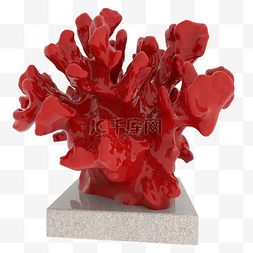 红珊瑚树图片_红珊瑚摆件