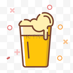 夏季啤酒饮料图片_夏日饮品溢出啤酒