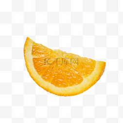 橙子切片图片_一片好吃的水果橙子免抠图