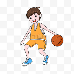 篮球小男孩