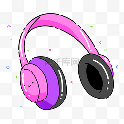 紫色耳机MBE风格