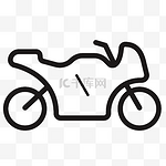 交通工具摩托车汽车图标免抠图