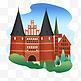 旅游地标建筑城堡欧洲