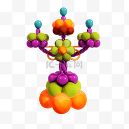 仿真造型气球玩具png图
