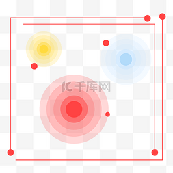 科技边框圆图片_免抠科技圆边框装饰图案