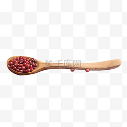 木勺图片_木勺里的红豆