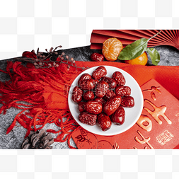 红包图片_中国年春节红包与枣红色中国年春