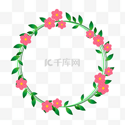 花纹矢量素材图片_矢量免扣卡通花边画框