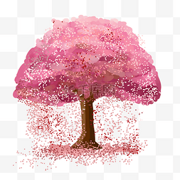 唯美粉色樱花树图片_唯美粉色樱花树 