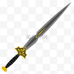 剑插画图片_利剑刀剑装备刺刀