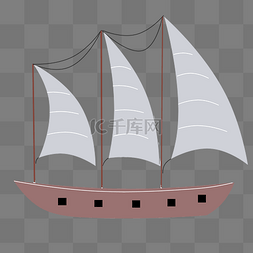 创意帆船设计插图