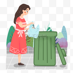可回收爱护环境图片_爱护环境可回收垃圾素材