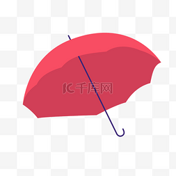 红色的雨伞免抠图