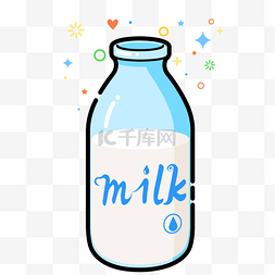 奶瓶牛奶图片_营养美味牛奶