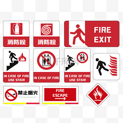 消防通道安全指示牌
