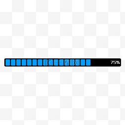 条装饰图片_蓝色进度条装饰