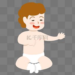 婴儿尿不湿图片_穿纸尿裤的宝宝