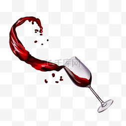 红色玻璃纸图片_酒杯红酒