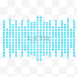 矢量像素声波曲线PNG图片