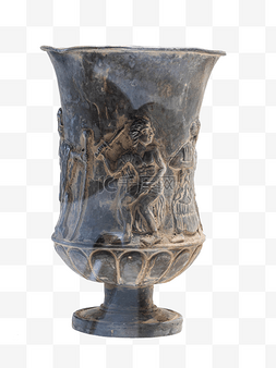 古代文物琉璃酒杯