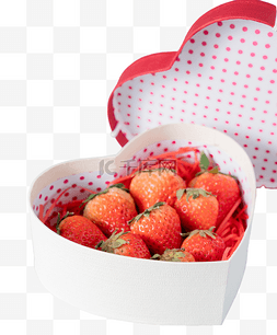 草莓盒子草莓图片_情人节草莓礼盒礼物