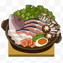 特色炖煮烤肉图片_豪华食材日本sukiyaki