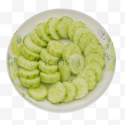 黄瓜片绿色蔬菜