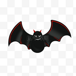 蝙蝠卡通图片_矢量万圣节卡通蝙蝠元素