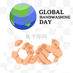 global handwashing day地球泡沫洗手