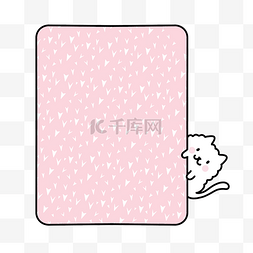 粉色可爱猫咪图片_新媒体猫咪粉色标题框