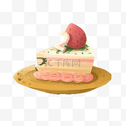 25周岁图片_卡通草莓蛋糕
