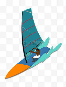 帆船冲浪图片_体育运动健身帆船冲浪