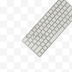 白色的键盘图片_白色巧克力键盘免扣图