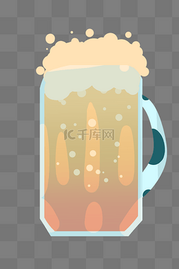 扎啤设计图片_玻璃扎啤酒杯