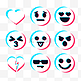 glitch风格手绘手绘简约设计表情emoji元素