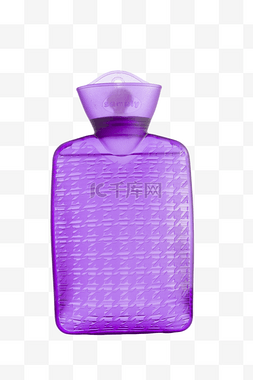  紫色热水袋 