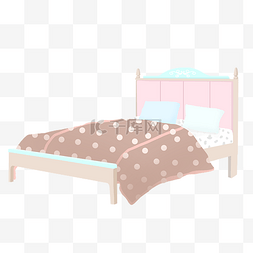 上下双人床图片_粉色公主双人床